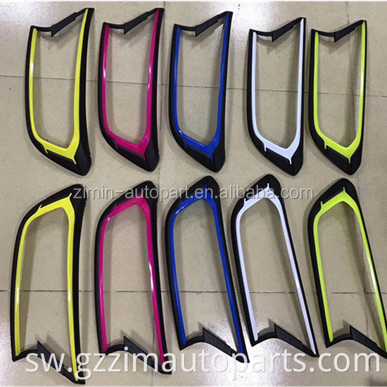 Car Light Accessories Front & Rear Colorful Plastic Cover Used For Ranger